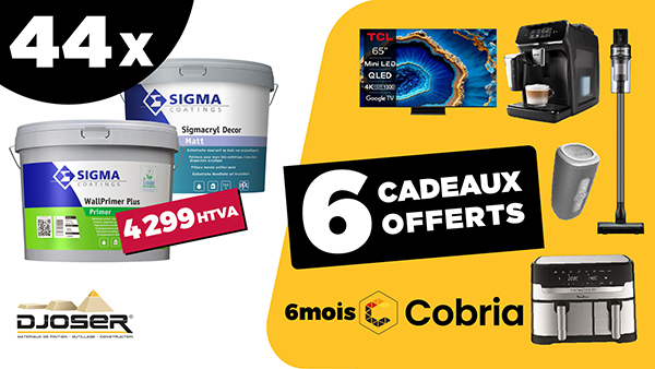 Offres spéciales peinture SIGMA : découvrez nos bundles exclusifs chez DJOSER